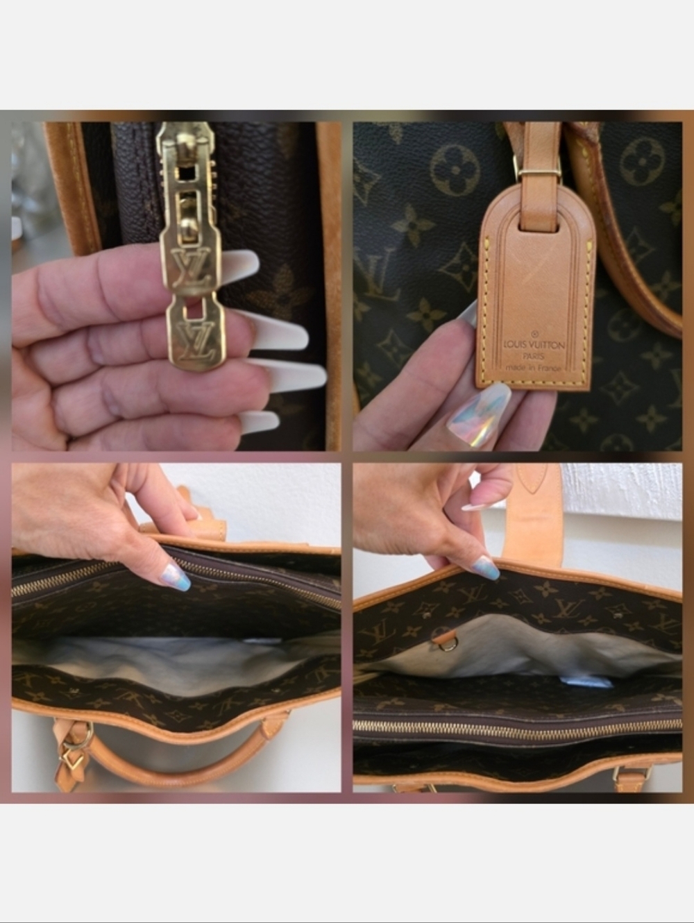 🤎 Louis Vuitton *VERY RARE* Monogram Rivoli Briefcase Tote Satchel Authentic - Picture 15 of 16